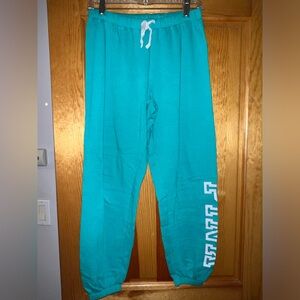Victoria’s Secret Pink teal joggers